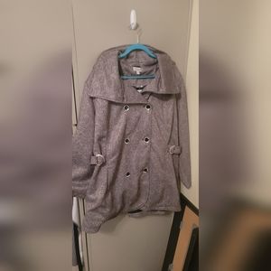 Avenue plus sized coat with hoody size 30/32